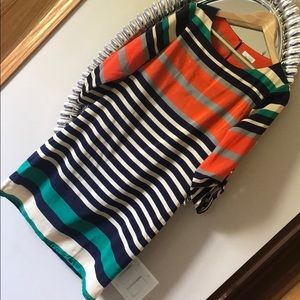 Striped long sleeve dress
